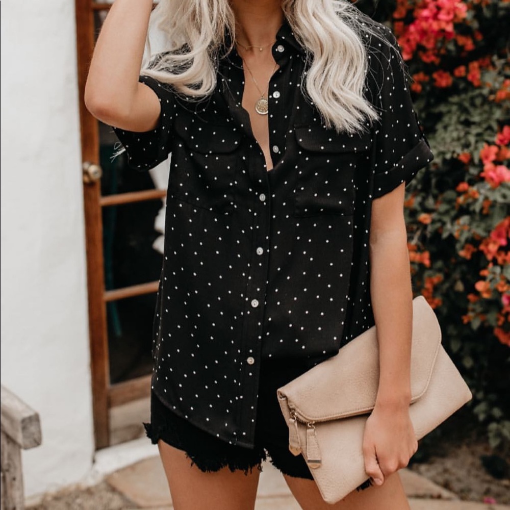 Vici Collection Polka Dot Blouse